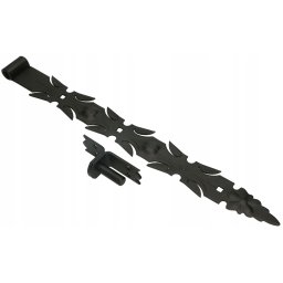Balama de ușă forjată decorativă 600 mm + prindere