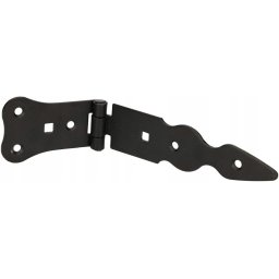 Balama de chioșc îngustă pentru obloane și uși negru 150 mm