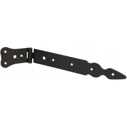 Balama de chioșc îngustă pentru obloane și uși negru 250 mm