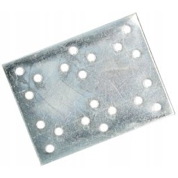 Perforated flat fixer ocynk 100x76 mm