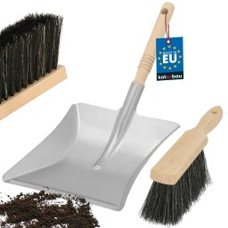 Set lopată din oțel cu aspirator din lemn