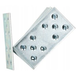 Legătură perforat flat coin link 76x40 mm 10 buc.