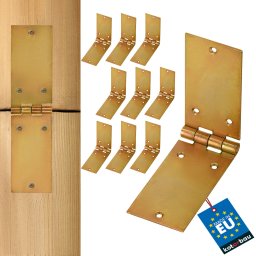 Balama cu bandă împletită pentru cutii de mobilă 200x50 mm set de 10 buc.