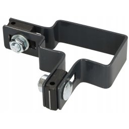 Suport colțar pentru stâlp gard 60x40 mm - Culoare grafit