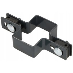 Clema stâlpului panoului de gard 60x40 mm intermediară - Culoare grafit