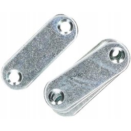 Conector plat 42 mm placă dreaptă pentru mobilă - 100 buc.