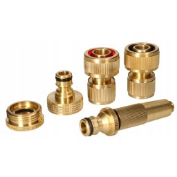 Set de cuplaj cu conectare rapidă 3/4" duză din alamă