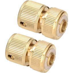 Cuplă rapidă din alamă ondulată 1/2" set de 2 buc.