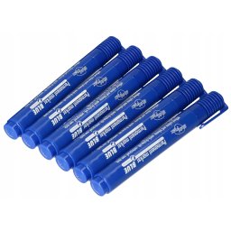 Marker albastru permanent impermeabil 6 buc