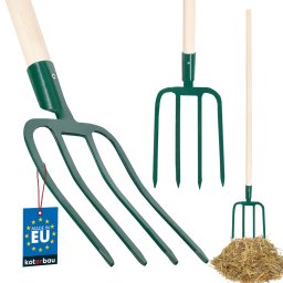 Furculiță agricolă cu mâner cu 4 vârfuri de furcă