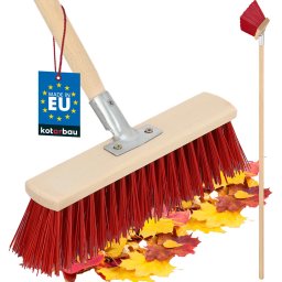 Măturătoare de stradă mătură cu perie 33 cm cu ax