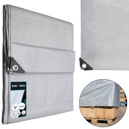 Prelată de protecție rezistentă universală argintie 160 g/m2 3x5 m