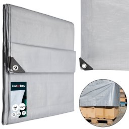 Prelată de protecție rezistentă universală argintie 160 g/m2 4x6 m