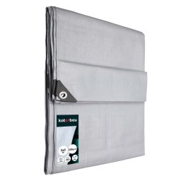Prelată protectoare rezistentă groasă universală argintie 200 g/m2 5x6 m