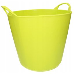 Găleată flexibilă verde 26l cu urechi