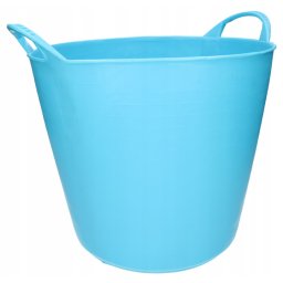 Găleată flexibilă albastră 26l cu urechi