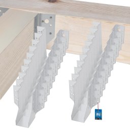 Cârlig pentru grinzi din lemn tâmplărie căpriori 50x135 mm set de 25 buc.