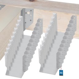 Cârlig pentru grinzi din lemn tâmplărie căpriori 140x180 mm set de 25 buc.