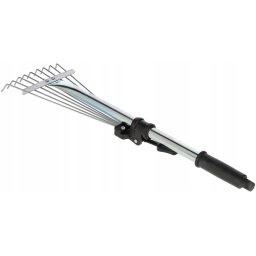 Greblă de frunze cu 9 dinți greblă de iarbă de 300 mm cu mâner