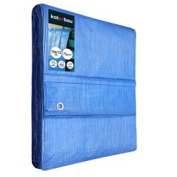 Prelată protectoare rezistentă groasă universală albastră 75 g/m2 10x15 m
