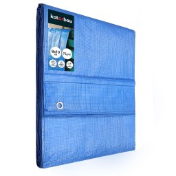 Prelată protectoare rezistentă groasă universală albastră 75 g/m2 8x10 m