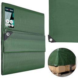 Prelată de protecție rezistentă universală verde oliv 110 g/m2 3x3 m