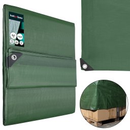 Prelată de protecție rezistentă universală verde oliv 110 g/m2 4x5 m