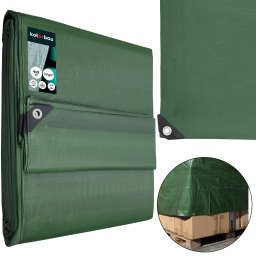 Prelată de protecție rezistentă universală verde oliv 110 g/m2 4x8 m