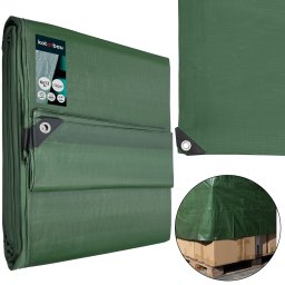 Prelată de protecție rezistentă universală verde oliv 110 g/m2 6x12 m
