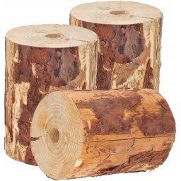 Gradina de țânțari torță lumânare lumânare trunchi de lemn - set de 3 buc.