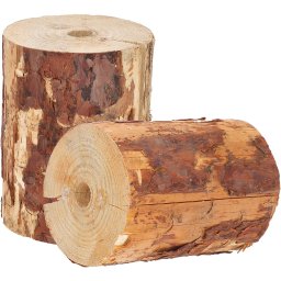 Gradina de țânțari torță lumânare lumânare trunchi de lemn - set de 2 buc.