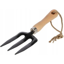 Mini furculiță de grădină cu 3 dinți pentru afânarea solului 28 cm