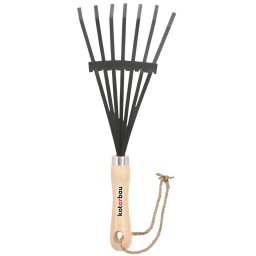 Mini greblă cu ventilator cu bandă metalică 38 cm