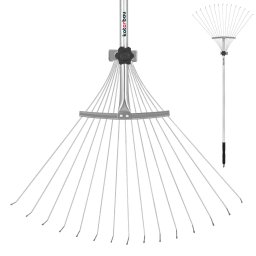 Greblă metalică reglabilă 20-56 cm