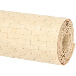 Rattan panou de gard din rattan scut 19x255 cm cremă kotarbau