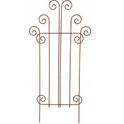 Gard palisadă gard de grădină gard condus rugină 48 cm