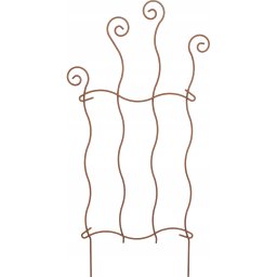 Gard palisadă gard de grădină gard condus rugină 48 cm