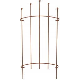 Gard palisadă gard de grădină gard condus rugină 48 cm