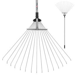 Greblă metalică reglabilă 19-64 cm