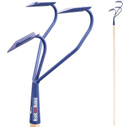 Cultivator de mână cu 3 dinți pentru afânarea solului