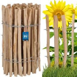 Hazel gard împrejmuire borduri palisadă ardezie 60 cm