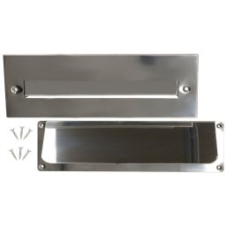 Cutie poștală pentru ușă poștală argintie - 275 mm