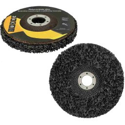 Roată abrazivă de curățare cu fleece dur 125 mm - 2 buc.