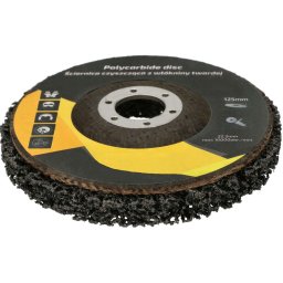 Roată de curățare fleece hard 125 mm