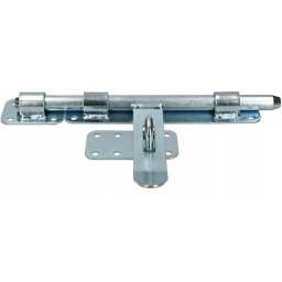 Zăvor uși poartă zăvor garaj 270 mm - Culoare argintie