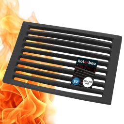 Grătar de gătit din fontă pentru aragaz șemineu cazan - 30x20,5 cm