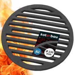 Grătar rotund din fontă pentru aragaz 230 mm