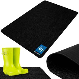 Ștergător de pantofi absorbant antiderapant covoraș covor negru 150x100 cm