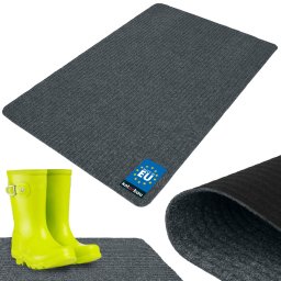 Ștergător de pantofi absorbant antiderapant covoraș covor cenușiu 120x80 cm