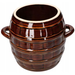 Butoi de gresie maro 2,5 l